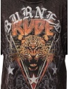 Rude Riders t-shirt Burned Rude bordeaux R04522 86634 BURNED prezzo