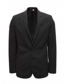 Label Under Construction black cotton blazer online