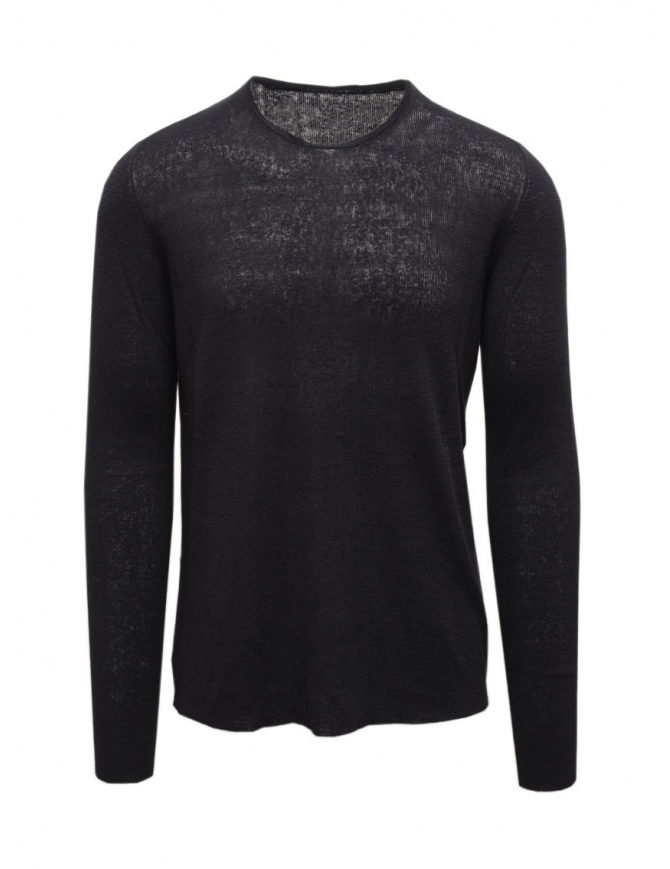 Label Under Construction dark blue thermal sweater 35YMSW243 LC17 35/NV men s knitwear online shopping