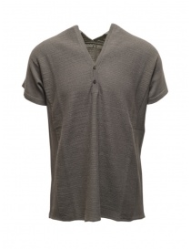 Label Under Construction grey short sleeved knitted T-shirt online
