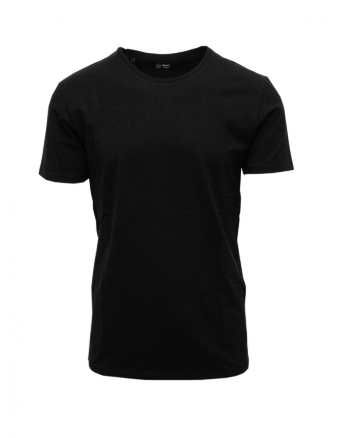 T-Shirt nera cotone organico Selected Homme 16073457 BLK t shirt uomo online shopping