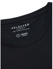 T-Shirt nera cotone organico Selected Homme prezzo