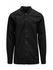 Label Under Construction black Invisible Buttonholes shirt 30FMSH37 CO184 30/9 SHIRT