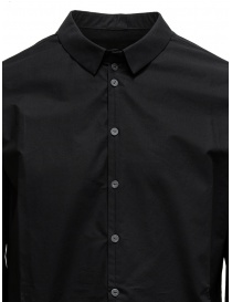 Label Under Construction black Invisible Buttonholes shirt mens shirts buy online