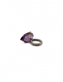 Kioukas silver ring with amethyst buy online