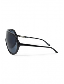 Tsubi Plastic Black teardrop sunglasses price