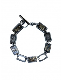 Yohji Yamamoto silver bracelet with angels online