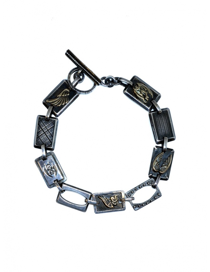 Yohji Yamamoto silver bracelet with angels HY-A16-951 1 jewels online shopping
