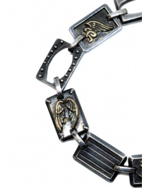 Yohji Yamamoto bracciale in argento con angeli