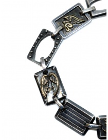 Yohji Yamamoto silver bracelet with angels buy online