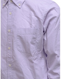 Morikage camicia lilla con retro a quadretti prezzo