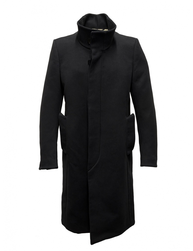 Carol Christian Poell OM/2658B heavy black coat OM/2658B-IN KOAT-BW/101 mens coats online shopping