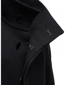 Carol Christian Poell OM/2658B cappotto nero pesante cappotti uomo prezzo