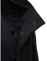 Carol Christian Poell OM/2658B heavy black coat price OM/2658B-IN KOAT-BW/101 shop online