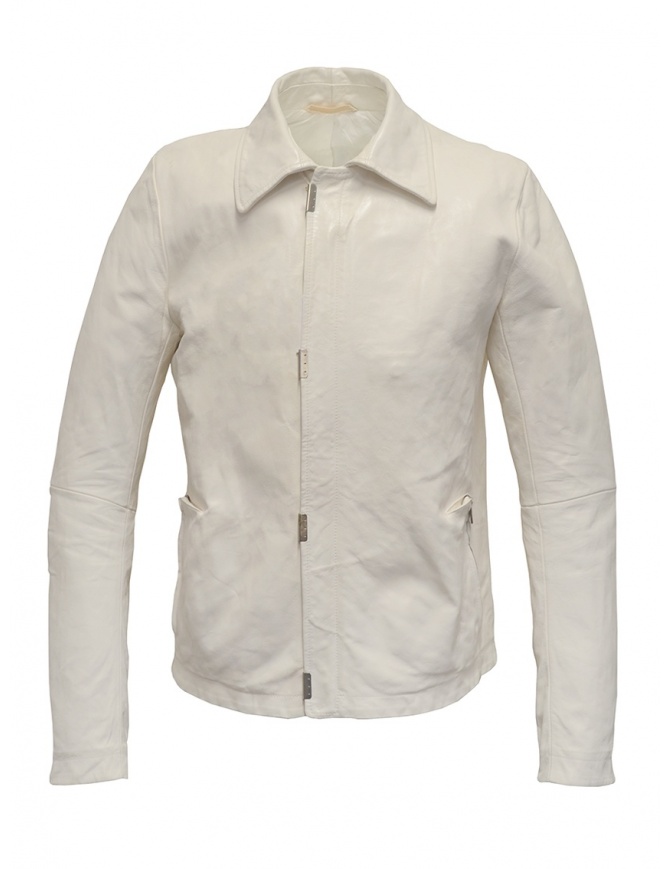 Carol Christian Poell giubbino bianco in pelle LM/2498 ROOMS-PTC/01 giubbini uomo online shopping