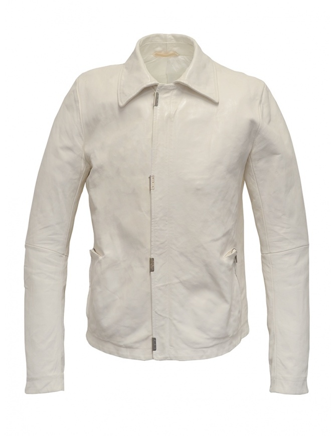 Carol Christian Poell white leather jacket LM/2498 ROOMS-PTC/01