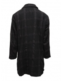 Sage de Cret dark gray checked coat