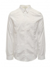 Golden Goose camicia bianca in cotone da uomo G21U522.B4