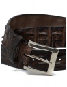 Post&Co PR43CO belt in brown crocodile leather shop online belts