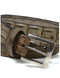 Post&Co PR43CO beige crocodile leather belt