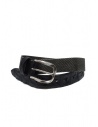 Post&Co TC366 belt in metal and black crocodile leather buy online TC366 NERO