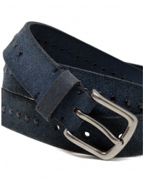 Post&Co 8022CR blue suede belt with studs buy online