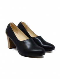 Petrosolaum black leather decolleté shoes 8190-PO03 BLK order online