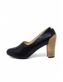 Petrosolaum black leather decolleté shoes buy online