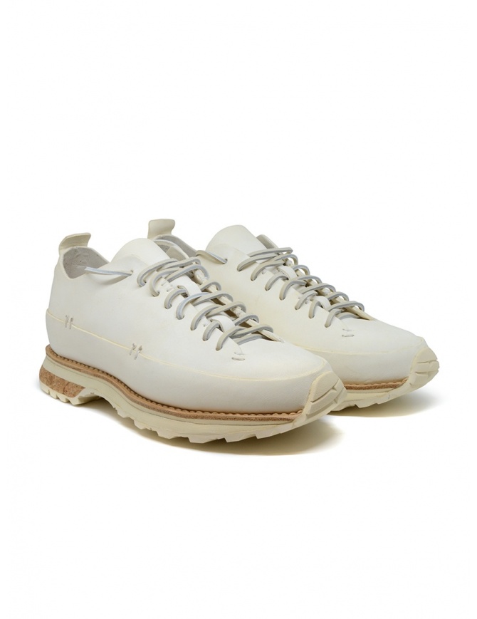 Feit shoes in white for man Lugged Runner