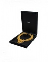 Kyara necklace with small gold-plated carabiners shop online jewels