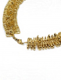 Kyara necklace with small gold-plated carabiners jewels buy online