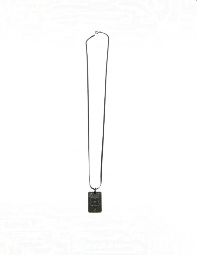 Kyara thin flat wire necklace in burnished silver ORIGINAL KYARA EXCLUSIVE jewels online shopping