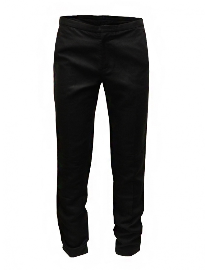 Cy Choi Boundary black pants in linen blend CA55P01ABK00 BLK mens trousers online shopping