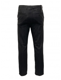 Golden Goose gray striped wool pants