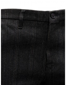 Golden Goose gray striped wool pants mens trousers buy online