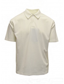 Descente Pause white polo DLMPJA58U WHT