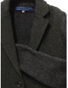 Hiromi Tsuyoshi herringbone green wool blazer-cardigan P-07 CHARCOALGRAY price