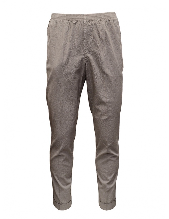 Cellar Door pantaloni Alfred grigio tortora effetto increspato ALFRED TAP. LF303 GRIGIO pantaloni uomo online shopping