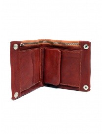Guidi B7 red kangaroo leather wallet