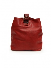 Guidi WK06 bucket bag in red horse leather bags buy online