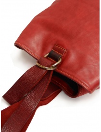 Guidi WK06 borsa a secchiello in pelle di cavallo rossa acquista online prezzo