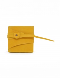 Guidi RP01 portafoglio quadrato giallo online