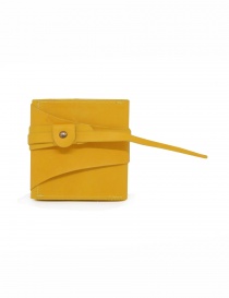 Guidi RP01 yellow square wallet RP01 PRESSED KANGAROO CO07T