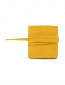 Guidi RP01 portafoglio quadrato giallo