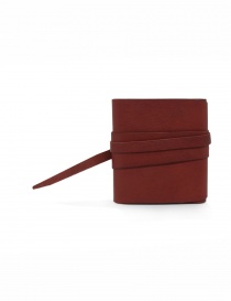 Guidi RP01 red square wallet buy online