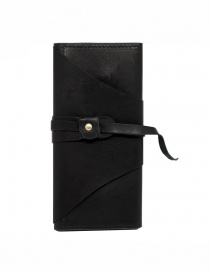Guidi RP03 black leather wallet with sash online