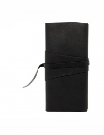 Guidi RP03 black leather wallet with sash