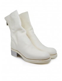 Guidi 788ZI white leather boots with metal heel online