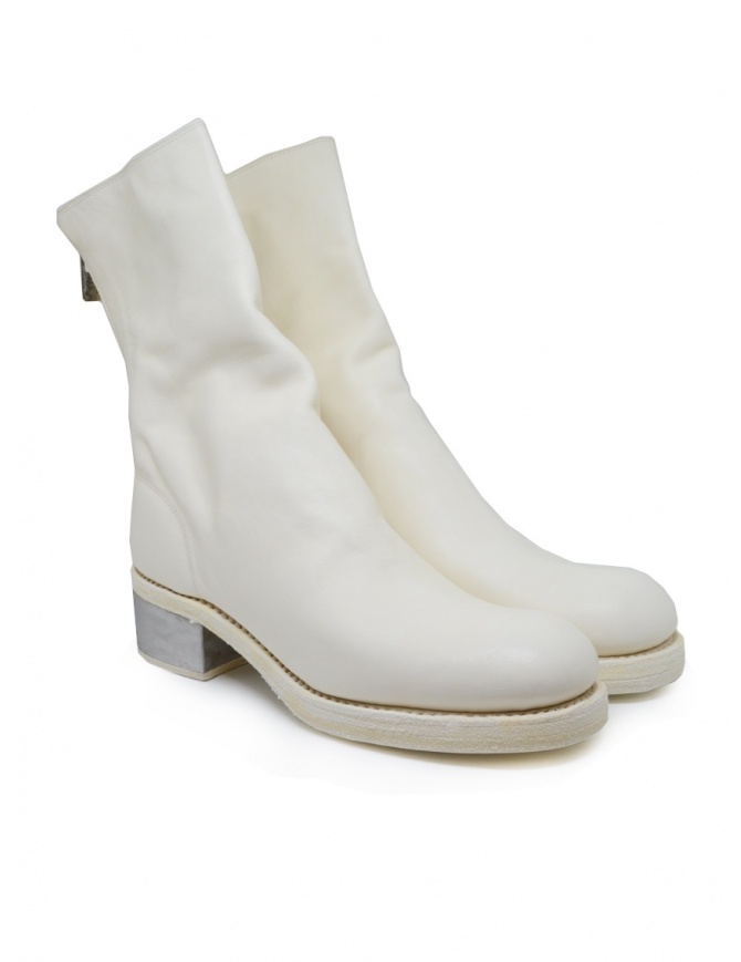 Guidi 788ZI stivali bianchi in pelle con tacco in metallo 788ZI SOFT HORSE FG CO00T calzature donna online shopping