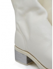 Guidi 788ZI stivali bianchi in pelle con tacco in metallo calzature donna acquista online